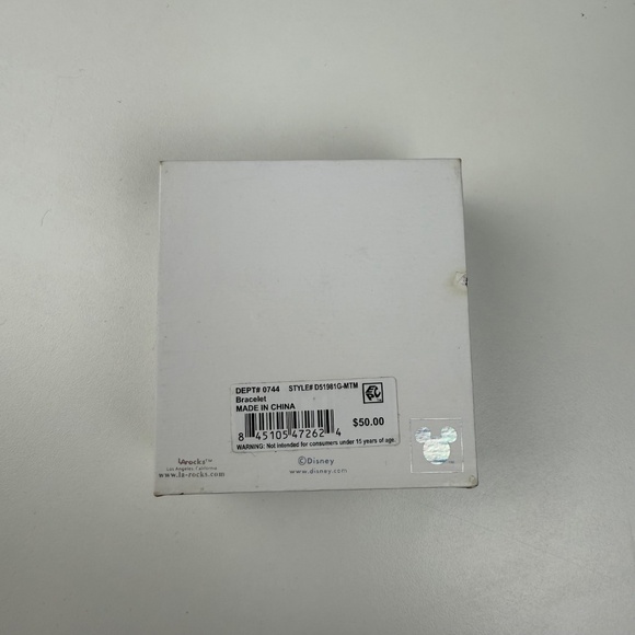 Disney Multi-Color Crystal and Cubic Zirconia Mickey Mouse Bracelet Rainbow NWT - Picture 5 of 5